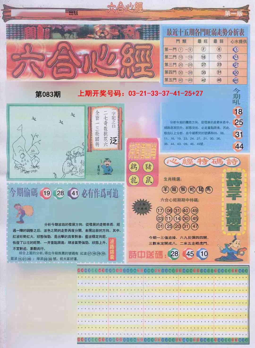 083期六合心经A[图]